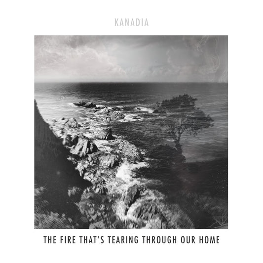 'The Fire That's Tearing Through Our Home' Signed Pink Swirl Double Vinyl